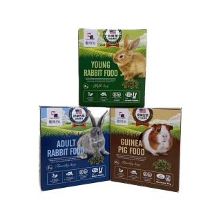 【MJ萌洲】聰明兔-牧草飼料 2kg（天竺鼠/幼兔/成兔）(鼠兔飼料)