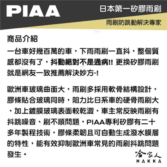 【PIAA】Honda Fit(日本矽膠撥水雨刷 26 14 兩入 08~14/09月 哈家人)