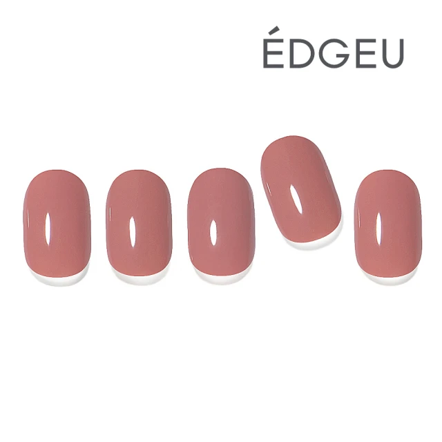 【EDGEU】沙龍凝膠美甲貼-素色款(110 Ash Pink)