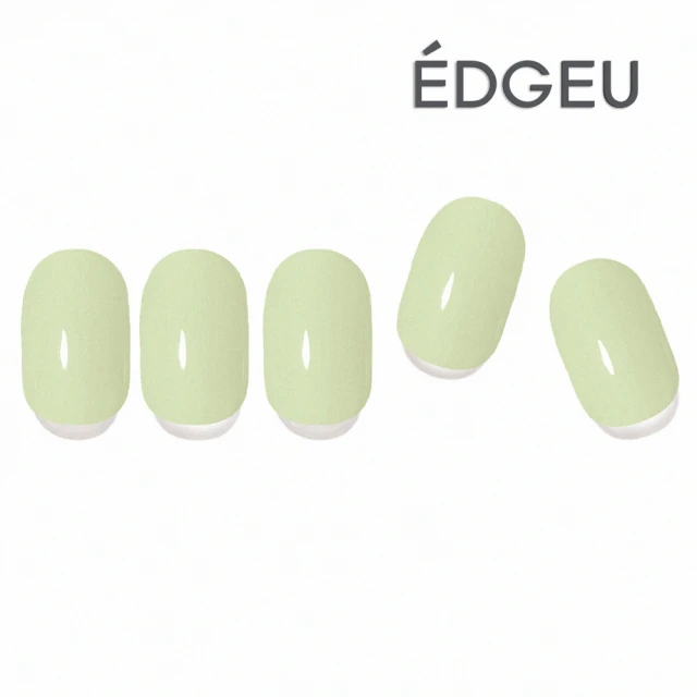 【EDGEU】沙龍凝膠美甲貼-素色款(705 Mint Blossom)