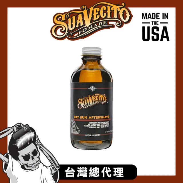 Suavecito 骷髏頭 Bay Rum Aftershave月桂葉精油鬍後收斂水(118ml)