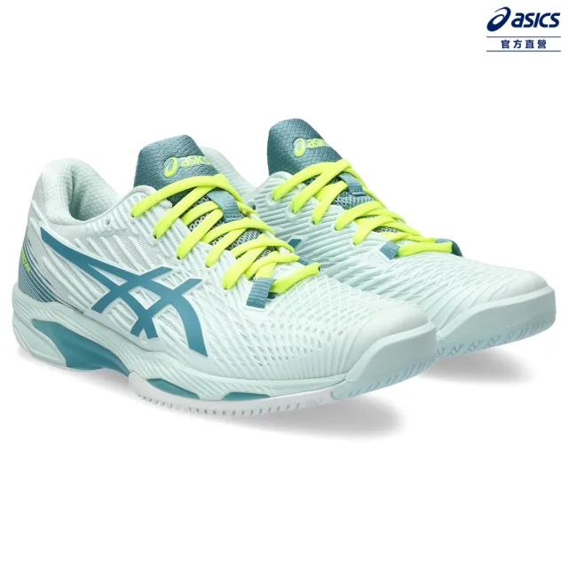 【asics 亞瑟士】SOLUTION SPEED FF 2 女款 美網配色 網球鞋(1042A136-405)