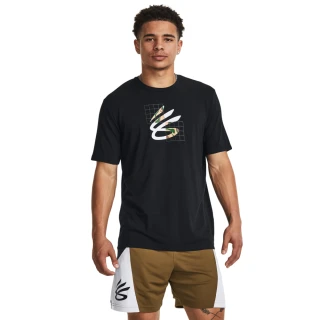 【UNDER ARMOUR】UA 男 CURRY 籃球短T-Shirt _1380361-001(黑)