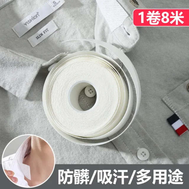 【茉家】拋棄式領口袖口帽子防污貼(2卷)