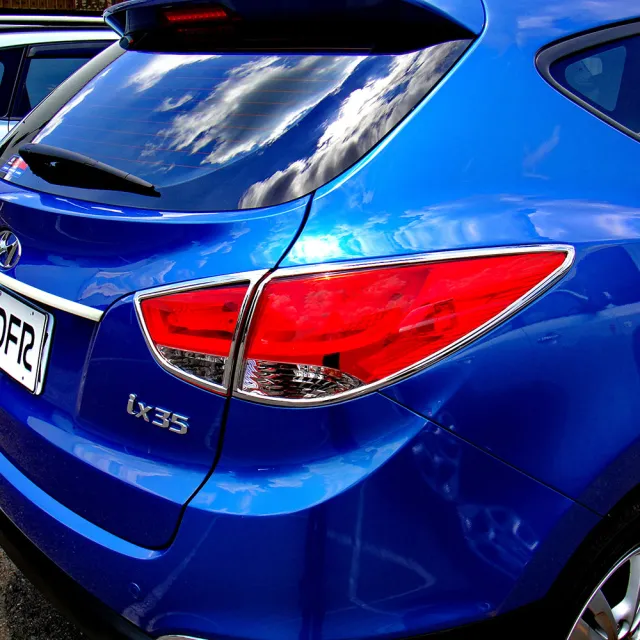 【IDFR】Hyundai 現代 2010~2015 ix35 鍍鉻銀 車燈框 後燈框 尾燈框(車燈框)