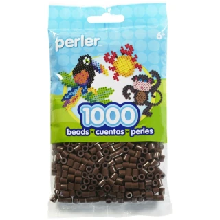 《Perler 拼拼豆豆》1000顆單色補充包-12咖啡色