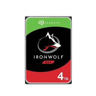 【SEAGATE 希捷】IronWolf 4TB 3.5吋 5400轉 256MB NAS 內接硬碟(ST4000VN006)
