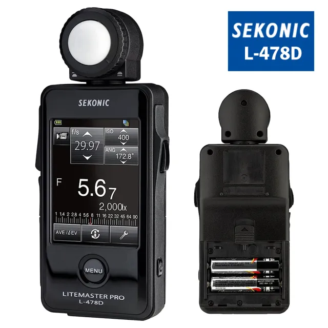 SEKONIC】L-478D 觸控式測光表(測光儀攝影電影專業型測光表L478D EV值