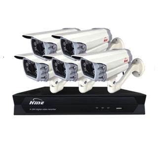 【HME 環名】組合 HM-NTX85L 8路數位錄影主機+HM-M1 200萬 四合一紅外線彩色管型攝影機*5 昌運監視器