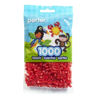 《Perler 拼拼豆豆》1000顆單色補充包-05紅色