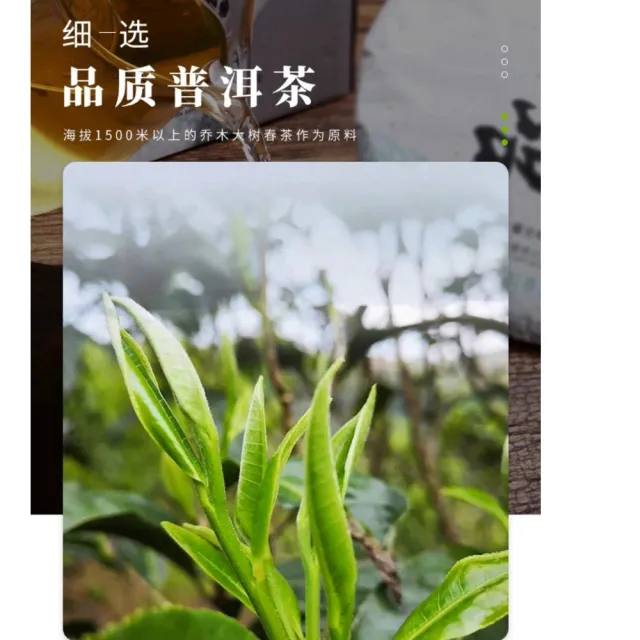 【盛嘉源】八方茶園 尚品  2018年(普洱茶   生茶 357g)