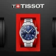 【TISSOT 天梭 官方授權】CHRONO XL韻馳系列 三眼計時腕錶 / 45mm 母親節 禮物(T1166171104701)