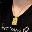 【JING YANG 晶漾】黃金立體招財貔貅墜子(3.75錢±0.05錢)