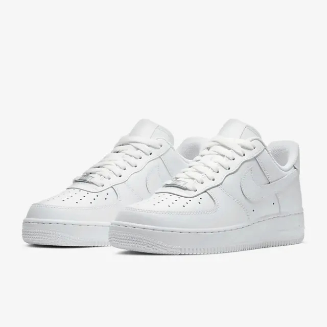 【NIKE 耐吉】WMNS AIR FORCE 1 07女休閒運動鞋-白(DD8959100)