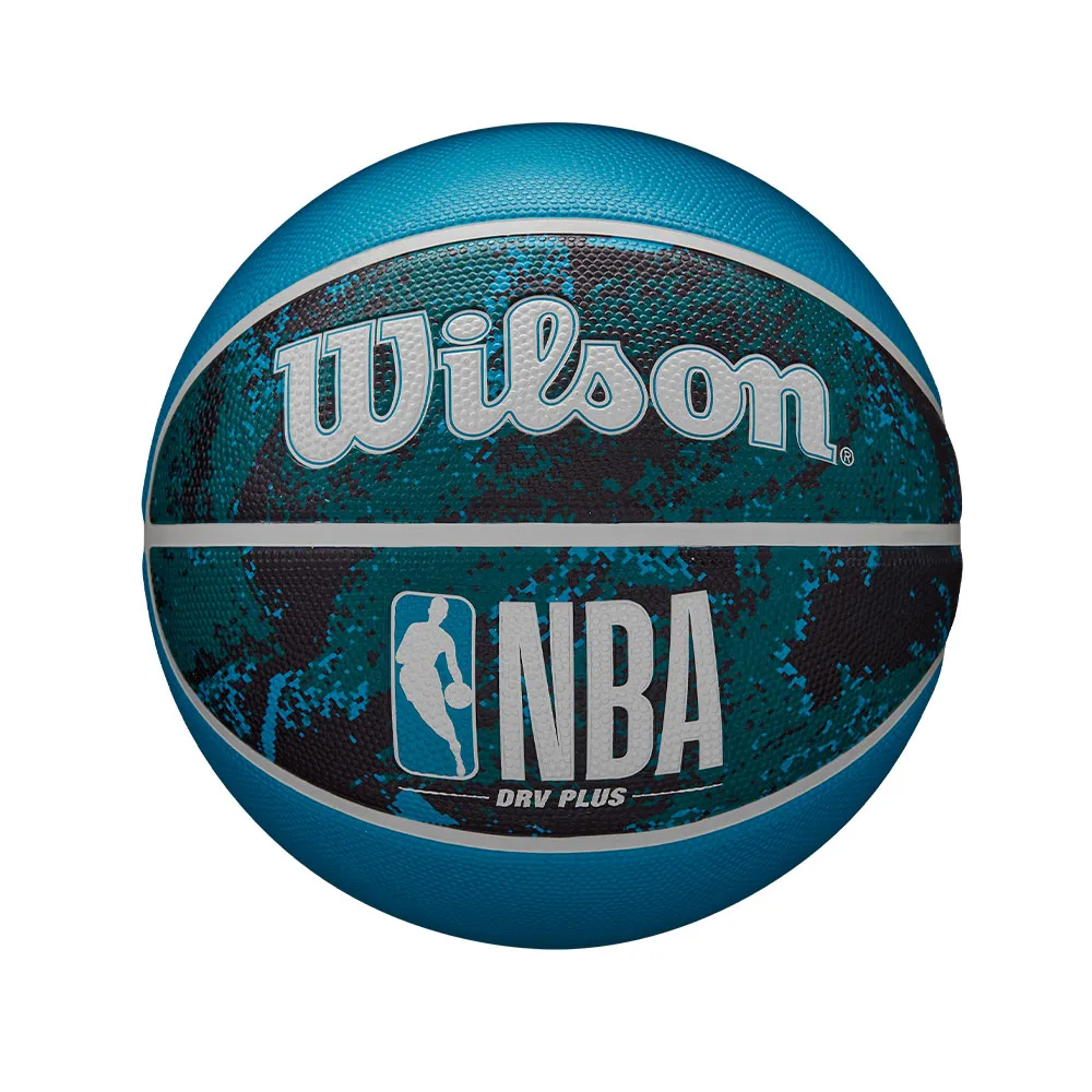 【WILSON】NBA DRV系列 PLUS VIBE 黑藍 橡膠 籃球(7號球)