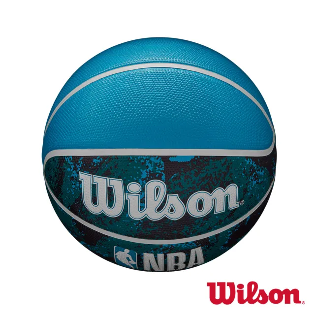 【WILSON】NBA DRV系列 PLUS VIBE 黑藍 橡膠 籃球(7號球)