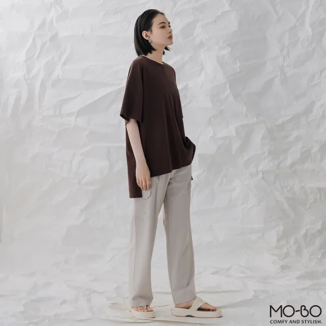 【MO-BO】垂墜直筒工裝感西褲