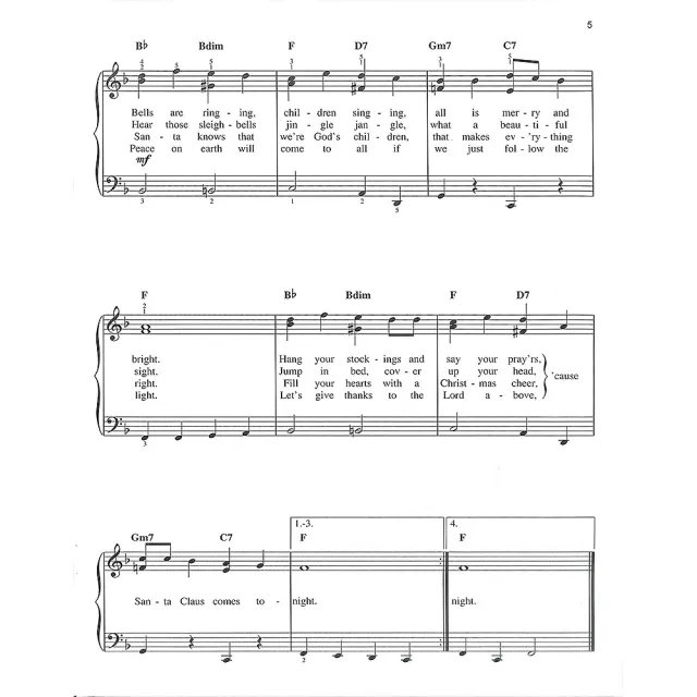 【Kaiyi Music 凱翊音樂】簡易鋼琴樂譜：迪士尼聖誕精選樂曲