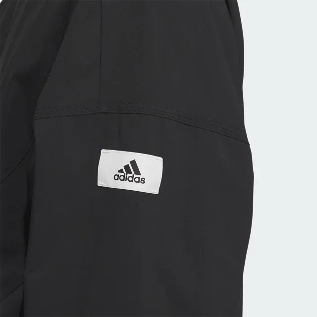 【adidas 愛迪達】外套 男款 運動外套 風衣外套 亞規 黑 IP4951