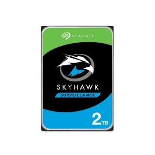 【SEAGATE 希捷】SkyHawk 2TB 3.5吋 5400轉 256MB 監控內接硬碟(ST2000VX017)