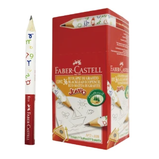 【Faber-Castell】輝柏  3/4學齡大三角鉛筆 36入 / 盒 1205JE