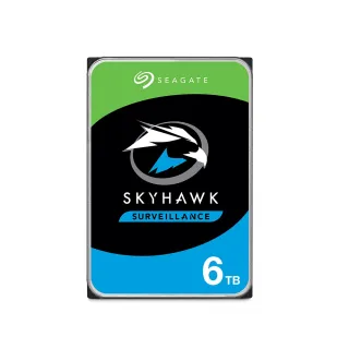 【SEAGATE 希捷】SkyHawk 6TB 3.5吋 5400轉 256MB 監控內接硬碟(ST6000VX009)