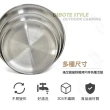 【DIBOTE 迪伯特】304不鏽鋼餐盤-26cm(2入組)