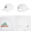 【adidas 愛迪達】帽子 Logo Sports Baseball 男女款 白 綠 排汗 刺繡 棒球帽 鴨舌帽 愛迪達(IC9693)
