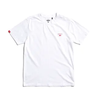 【EDWIN】男裝 第九代基本LOGO短袖T恤(白色)