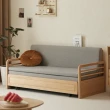 【橙家居·家具】艾米蘭系列1.2米實木軟包沙發床 MLB-G6061(售完採預購 沙發床 實木沙發 木框沙發)