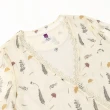 【ILEY 伊蕾】野餐風假兩件雪紡上衣(杏色；M-XL；1231061401)