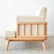 【橙家居·家具】愛爾蘭系列三人位軟墊木框實木沙發 ARL-E7061(售完採預購 木框沙發 軟墊椅 客廳椅 單人位)