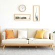 【橙家居·家具】愛爾蘭系列三人位軟墊木框實木沙發 ARL-E7061(售完採預購 木框沙發 軟墊椅 客廳椅 單人位)