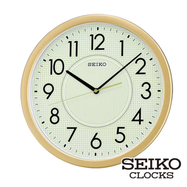 【SEIKO 精工】36cm靜音夜光掛鐘時鐘 QXA629G.QXA629B(夜光 靜音 直徑36cm SK048)