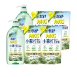 【泡舒】洗潔精1000gx2+補充包800gX4(綠茶/檸檬/小蘇打 洗碗精任選)