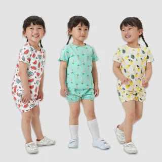 【GAP】女幼童 純棉印花T恤短褲套裝 布萊納系列-多色可選(601695&601763)