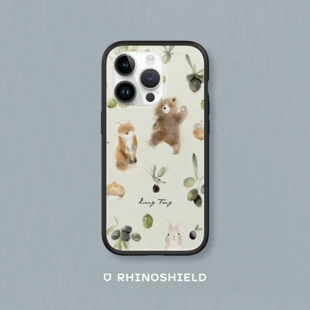 【RHINOSHIELD 犀牛盾】iPhone 12 mini/12 Pro/Max Mod NX手機殼/涼丰系列-橄欖與動物們(涼丰)