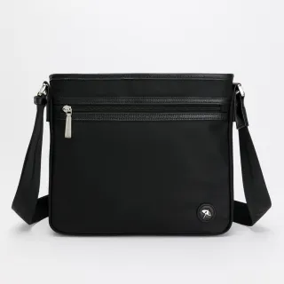 【Arnold Palmer 雨傘】下沉式斜背包 Modern city系列(黑色)