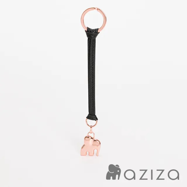 【aziza】實心小象素色吊飾鑰匙圈(多色)