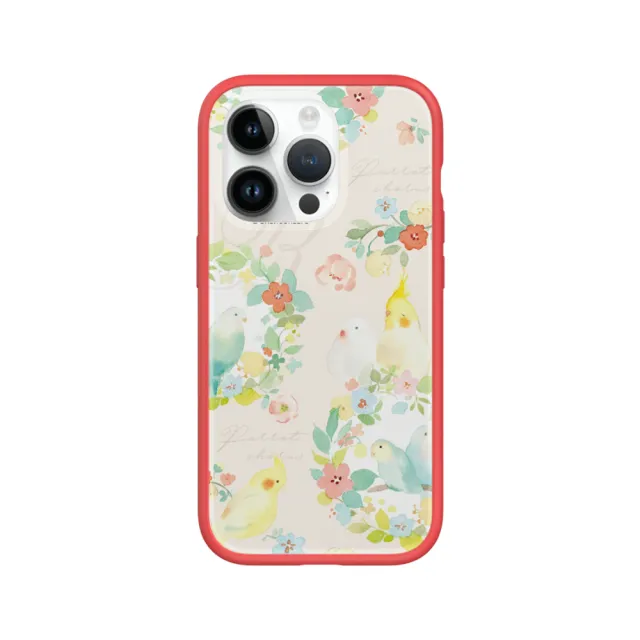 【RHINOSHIELD 犀牛盾】iPhone 12 mini/12 Pro/Max Mod NX手機殼/涼丰系列-春日小鳥兒(涼丰)