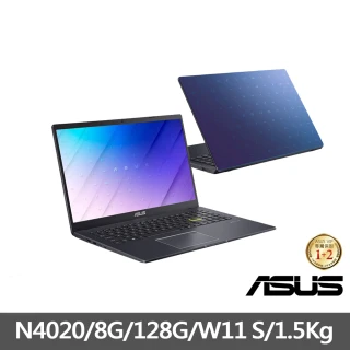 【ASUS 華碩】15.6吋8G輕薄文書筆電(E510MA/N4020/8G/128G/W11S)