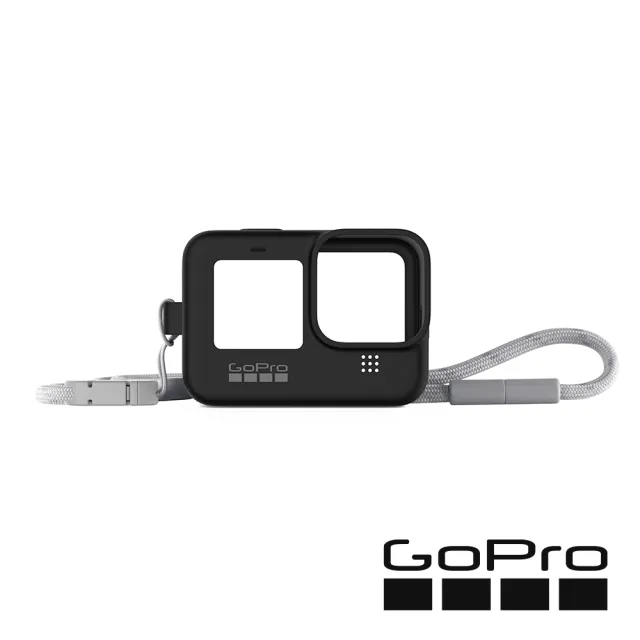 【GoPro】HERO9/10/11/12 Black 專用矽膠護套+繫繩 Sleeve + Lanyard(ADSST 多色綜合賣場)
