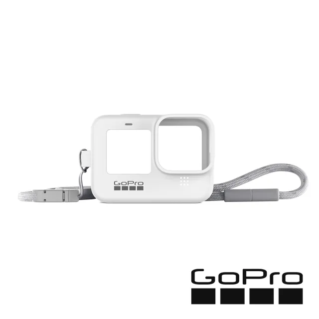 【GoPro】HERO9/10/11/12 Black 專用矽膠護套+繫繩 Sleeve + Lanyard(ADSST 多色綜合賣場)