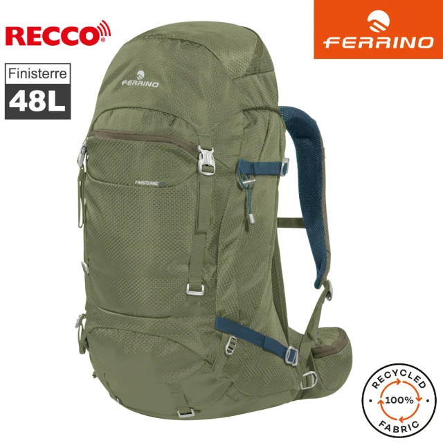 【Ferrino】Finisterre 48 登山健行網架背包 75743(後背包 登山背包 大容量背包)