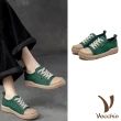 【Vecchio】真皮休閒鞋 牛皮休閒鞋/全真皮頭層牛皮寬楦舒適潮流時尚經典休閒鞋(綠)