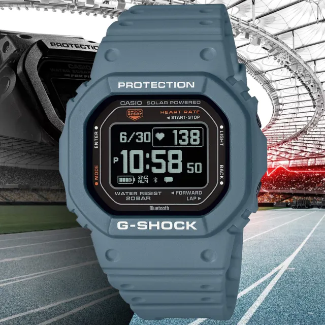 CASIO 卡西歐】G-SHOCK G-SQUAD系列強悍耐用心率太陽能運動腕錶聖誕