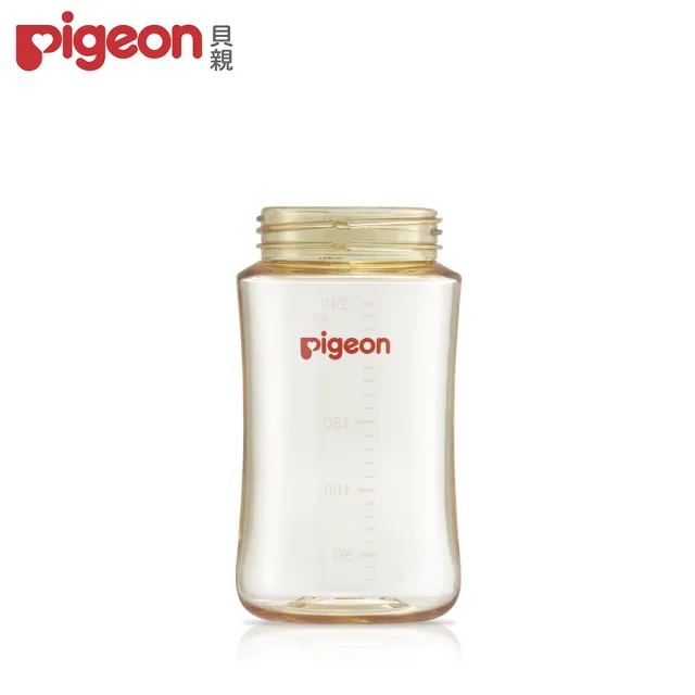 【Pigeon 貝親】第三代寬口PPSU奶瓶空瓶240ml(PPSU奶瓶 耐摔 耐高溫 可替換空瓶)