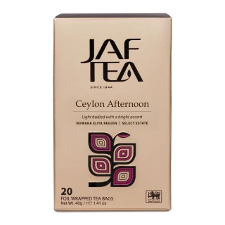 【JAF TEA】錫蘭午後紅茶 20入/盒(經典紅茶保鮮茶包系列)