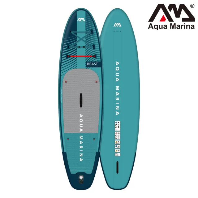 【Aqua marina】充氣立式划槳-進階型 BEAST BT-23BEP(單氣室 立槳 划槳 SUP 站浪板)