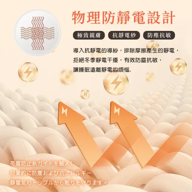 【BELLE VIE】北極熊-防靜電吸濕發熱保暖枕墊/2入組(45x65cm)